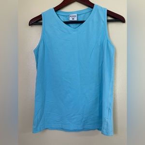 Columbia Tank Top Blue V-neck Size M